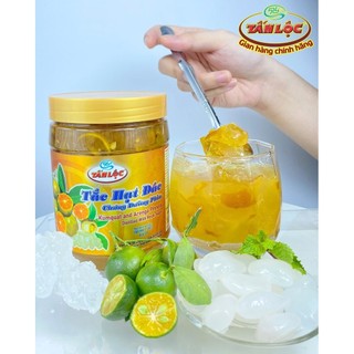 Tắc hạt đác đường phèn Tấn Lộc hủ 900g