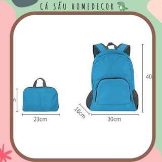 Balo Mini Cho Nam Nữ Cuộn Gấp Gọn Đủ Màu