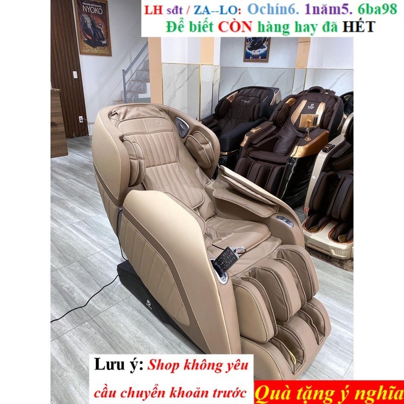 KM- Ghế massage toàn thân OKINAWA OS900 công nghệ 4D MAX