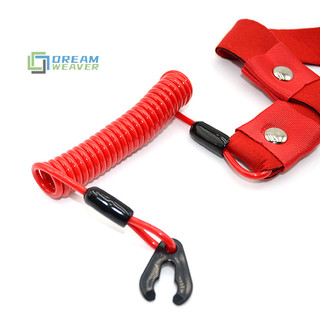 [Dream Weaver] Marine Outboard Engine Boat Motor Kill Stop Switch Dây chìa khóa Dây an toàn mới