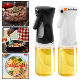 [Harborhaven] Dầu thủy tinh 220ML er Mister để nấu ăn Bình dầu ô liu có thể đổ lại Hộp đựng dầu nhà bếp có tay cầm tiện dụng Phụ kiện nồi chiên không khí đa chức năng thân thiện với môi trường