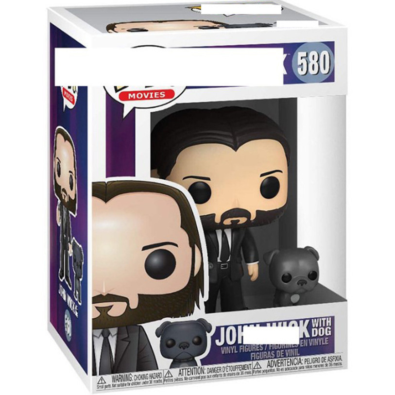 Funko Pop Phim John Wick - John Wick With Dog #580 Mô hình búp bê Đồ chơi nhân vật hành động sưu tập