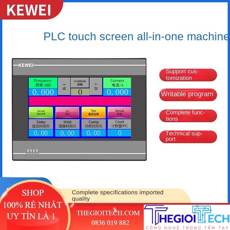 Màn Hình Cảm Ứng HMI tích hợp PLC FX3U Tất Cả Trong Một, Bộ Điều Khiển Lập Trình 7 Inch 30 MR (16In 4 Out )