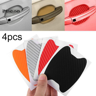 4 miếng dán bảo vệ tay nắm cửa xe ô tô đề can trang trí tự động