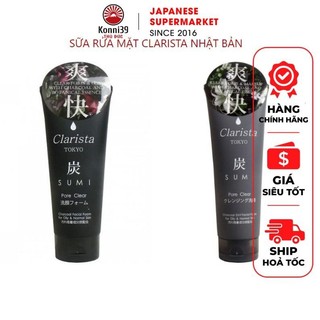 SỮA RỬA MẶT THAN HOẠT TÍNH TẠO BỌT CLARISTA NỘI ĐỊA NHẬT (2 LOẠI)