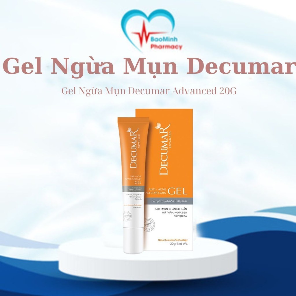 Gel Ngừa Mụn Decumar Advanced 20G