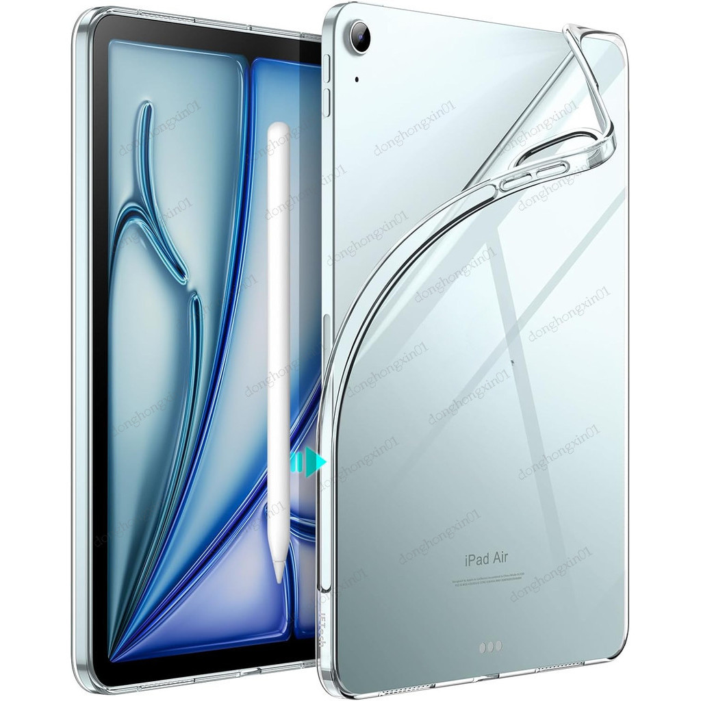 Ốp Lưng Mềm Siêu Mỏng Trong Suốt Cho iPad Pro 11 2024 M4 11 "Pro 13 7th Gen A2926 iPad Air 11-Inch A