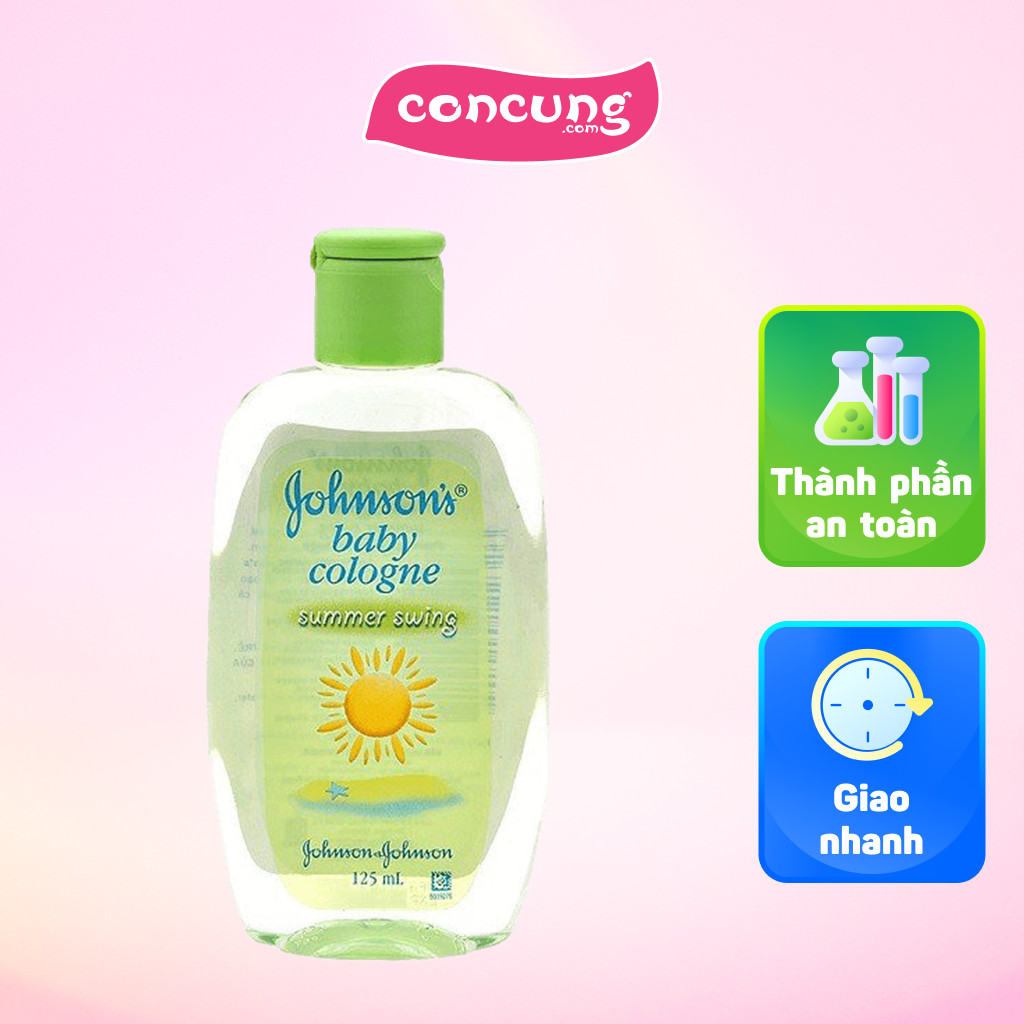 Nước hoa hương mùa hè Johnson Baby cho bé 125ml