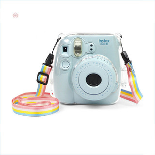 Maggie1 Fujifilm Instax Mini 8 / 8 + 9 Phim Máy Ảnh Tức Thì Trong Suốt Vỏ Cứng Túi Vỏ VN