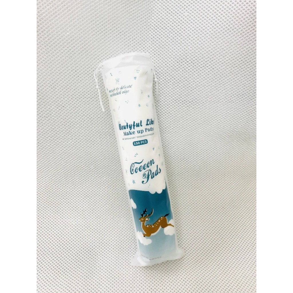 BÔNG TẨY TRANG BEAUTYFUL LIKE 150 MIẾNG TẨY DỊU NHẸ DA KHÔNG ĐỂ LẠI SƠ BÔNG