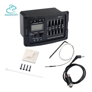 Bộ khuếch đại Preamp Guitar Acoustic 5 Band EQ Piezo Pickup 545R