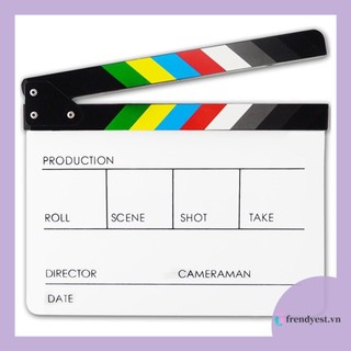 [Frendyest.vn] Acrylic Giám đốc Video Scene Clapperboard Clapper Board Cut Prop