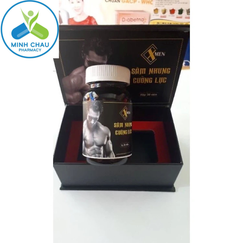 Sâm nhung cường lực gold hộp 30 viên– Giúp bổ thận tráng dương, tăng cường chức năng thận, giảm tiểu đêm, thận yếu