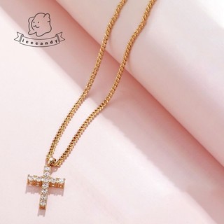 Phụ kiện vòng cổ mặt dây chuyền dát zirconia vàng 18k