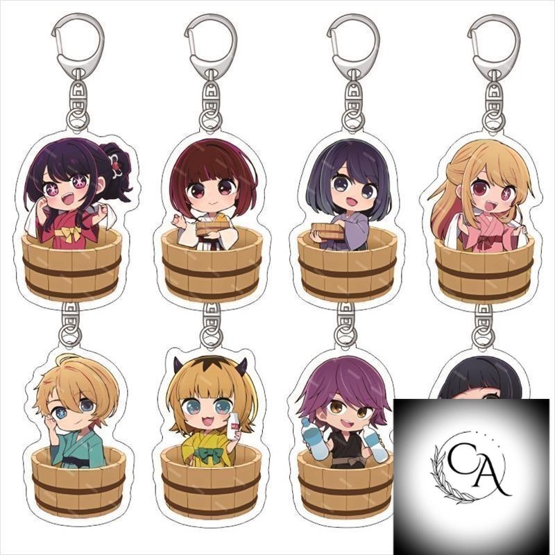 OSHI NO KO Con tôi đẩy Oshi no Ko Quần áo tắm Keyclasp Shinano Ái Acrylic Mặt dây chuyền