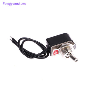 Feng 1pc 2 chân bật / tắt công tắc bật tắt rocker có dây spst 6a / 125v có công tắc liên lạc công tắc bật tắt công tắc điện vn