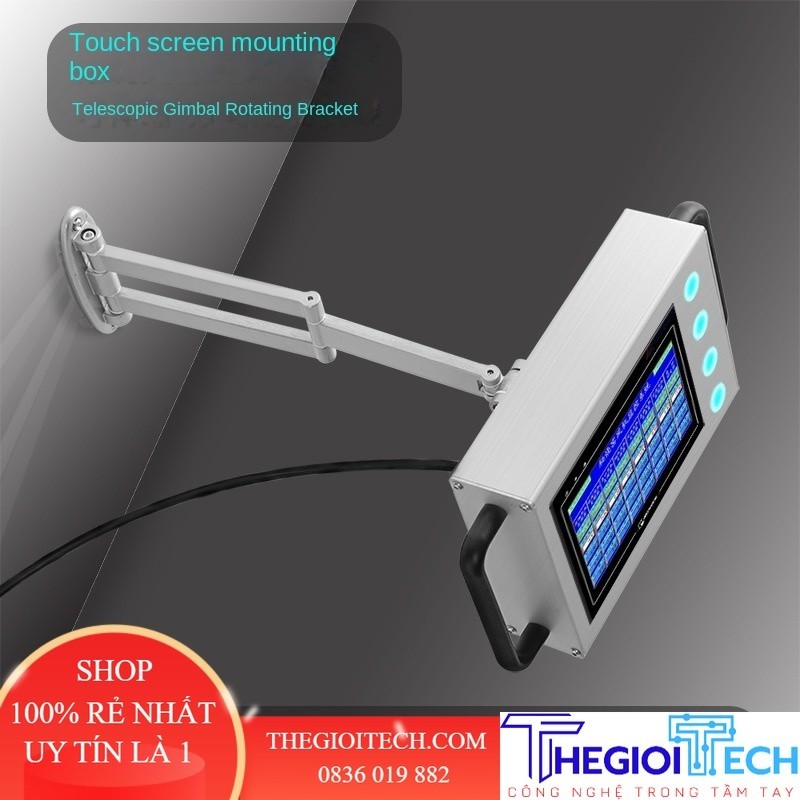 Hộp Lắp Màn Hình Cảm Ứng 7 Inch 4.3 inch Hộp Điều Khiển Weilun Giá Đỡ Hợp Kim Nhôm Hộp Điều Khiển Điện PLC Xinje/ Delta - 192*138 Nhựa - Không Có Lỗ Nút