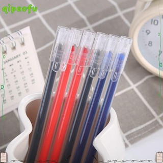 Bút Gel QIPAOFU, Bút Trung Tính Mực Đen / Xanh / Đỏ Dung Tích Lớn, Dụng Cụ Viết Đầu Bút 0.5mm Nhanh Khô Đơn Giản