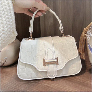 Túi xách nữ kẹp nách đeo chéo kẻ ô vân ran cao cấp k84