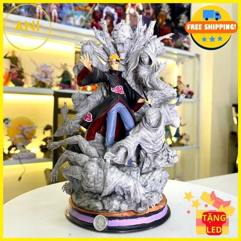 Mô hình Pain lục đạo trong Naruto siêu đẹp cao 27 cm ( Tặng LED )