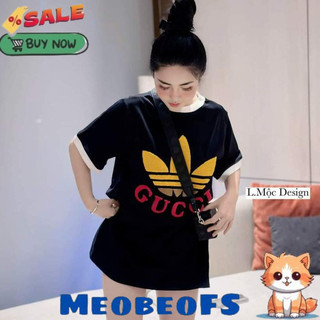 [Hàng Trend] Áo Thun GC x Dass 3 Lá Vàng Cam -Meobeofs ❤ Áo Phông Cotton Khô Dày Dặn Dáng Rộng Nam Nữ NA337