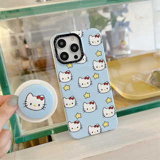 Sanrio Hello Kitty Mocro Matte Hard MagFit Case Nam châm Chân đế Giá đỡ điện thoại cho iPhone 15 Pro Max 14 Pro Max 13 Pro 12 Vỏ chống sốc
