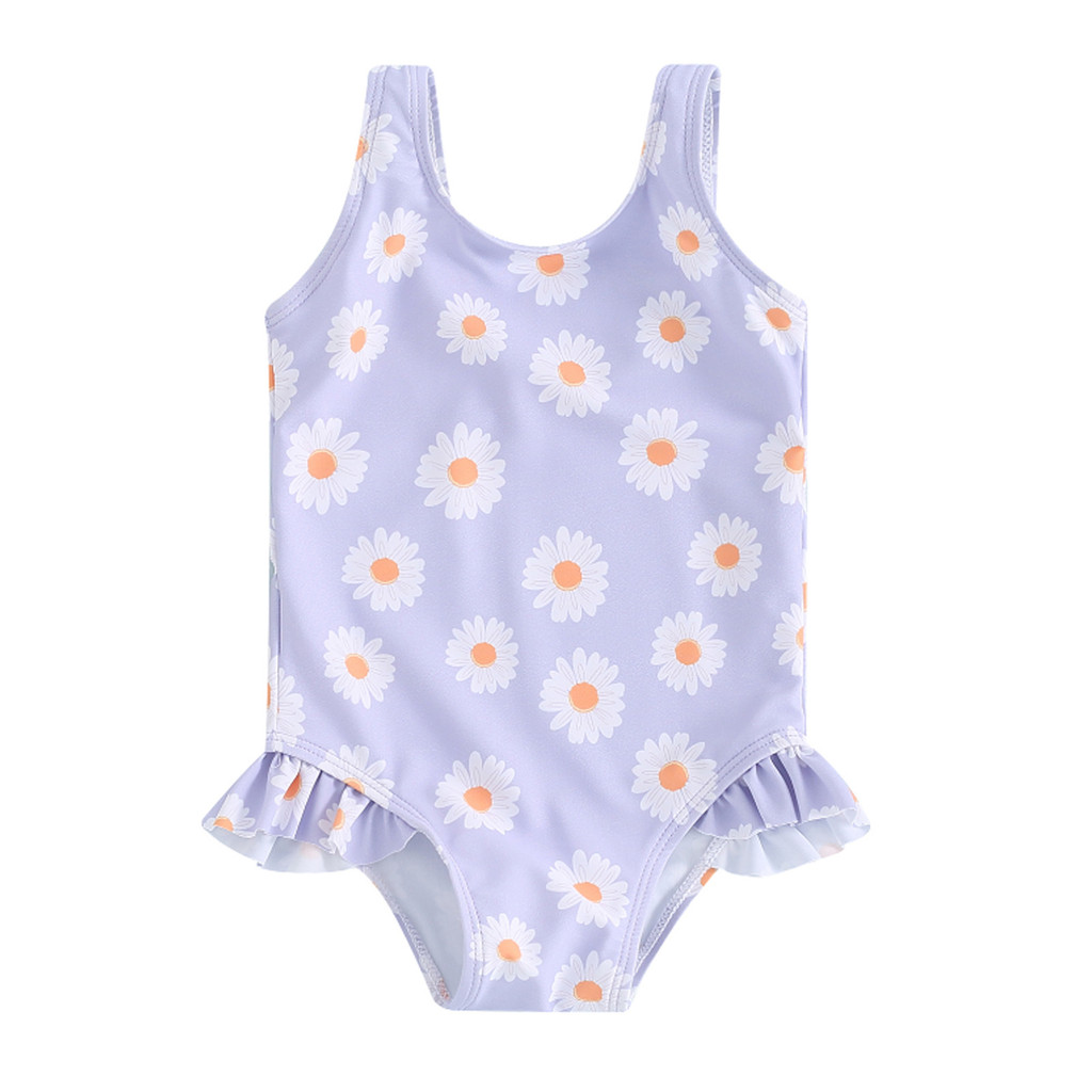 Đồ Bơi Sát Nách Họa Tiết Hoa Cúc Cho Bé Gái Sơ Sinh 1 2 3 4 Tuổi MINTSCLOSET Quảng Châu - BB8718