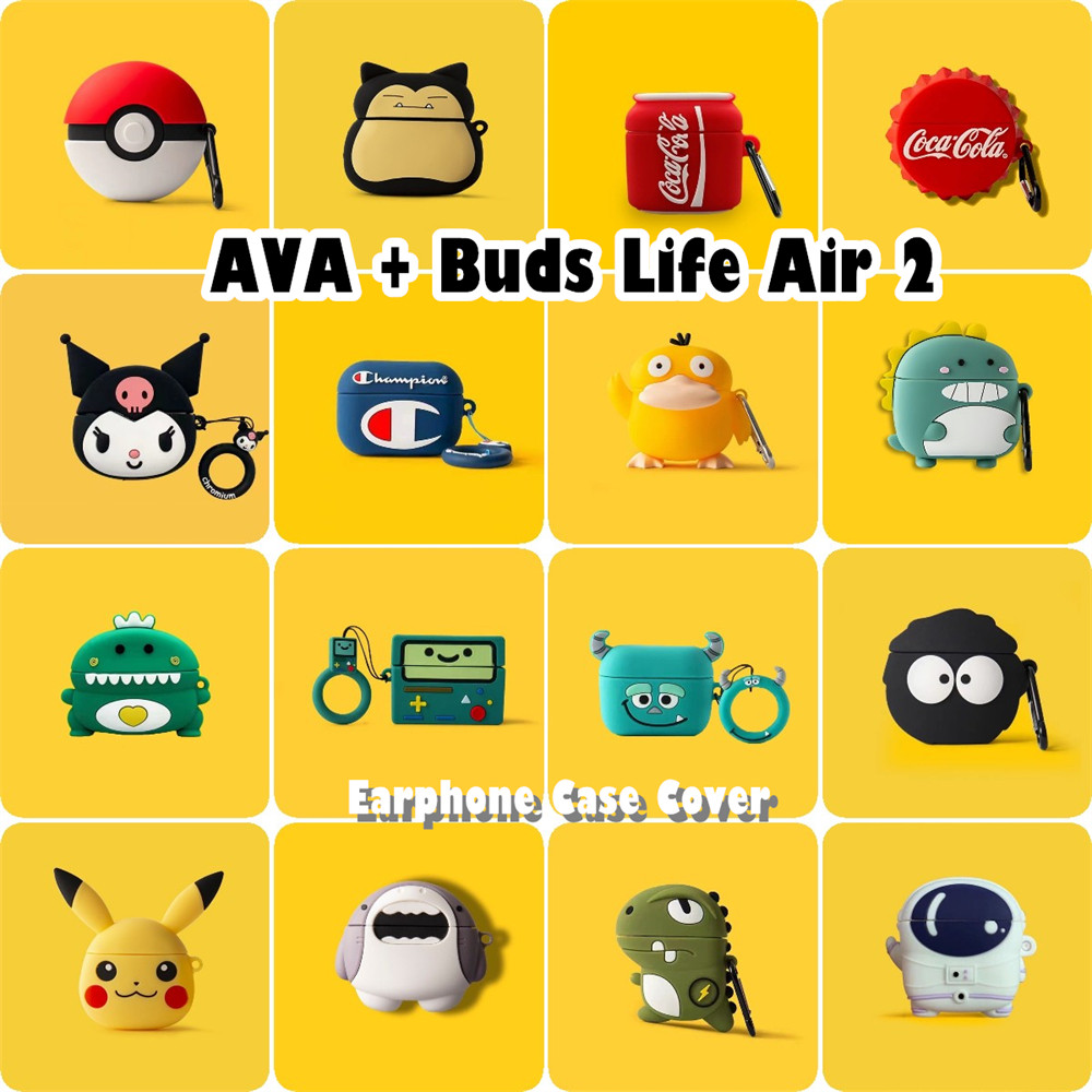 Hàng có sẵnDành Cho AVA + Buds Life Air 2 Ốp Lưng Silicon Mềm Tai Nghe Anime Hoạt Hình NO.2
