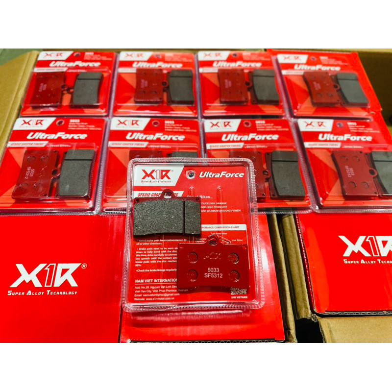 Bố Thắng X1R 4Pis ( Màu Đỏ ) Dành Cho Heo Brembo 4Pis/Frando 4Pis ( Bao Đúng Hàng Chính Hãng X1R ) =
