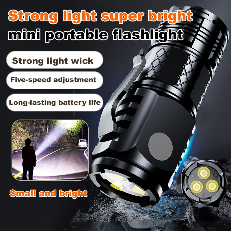 Đèn sạc ngoài trời siêu sáng di động 3 mắt Monster mini