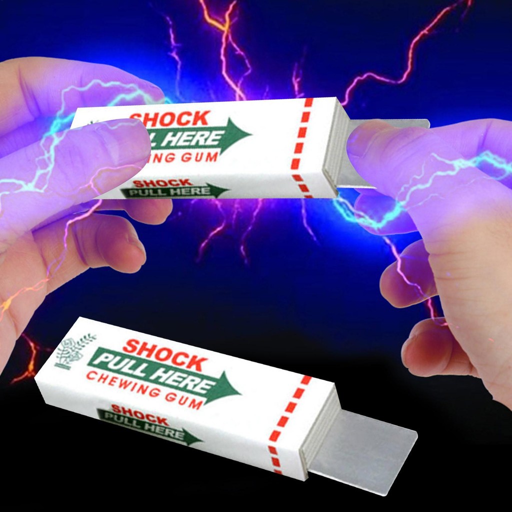 Điện Shocker Gum – Kẹo Cao Su Giả Sốc Hài Hước, Đồ Chơi Prank Sáng Tạo Ngày Cá Tháng Tư (Xanh Lá, Và
