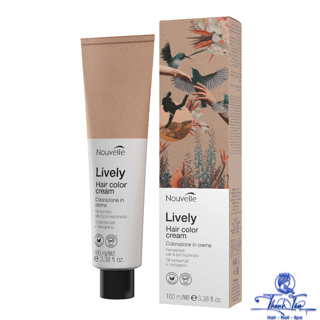 [ NK ] Màu nhuộm thuần chay Nouvelle Lively Hair Color - Ammonia FREE 100ml