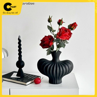 CMART.Gia dụng Bình Hoa Giả Gốm Nhựa Cao Cấp Kiểu Dáng Châu Âu Decor BH01
