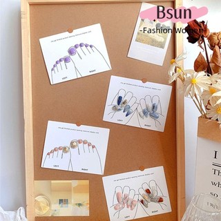 Thẻ màu trưng bày sơn móng tay chân