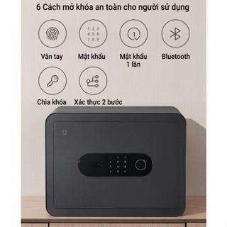 Két Sắt Mở Khóa Vân Tay Thông Minh - Xiaomi Mijia Smart Safe BGX-5/X1-3001 - Bảo Hành 12 Tháng