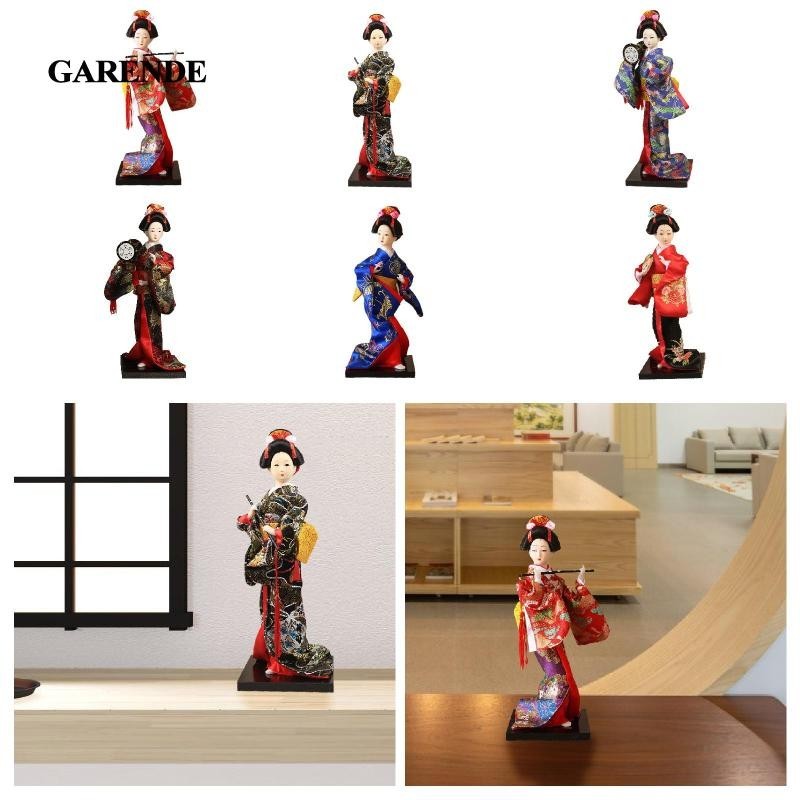 Garende 9inch Geisha Nhật Bản Nhật Bản Geisha để trang trí tủ bàn