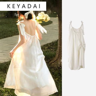 KEYADAI váy Đầm váy nữ body đầm Đơn giản Dễ thương Popular Cổ điển WLQ2440SCH 16Z240417