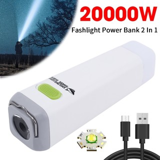 Đèn pin LED Mini, Đèn pin mạnh mẽ đa chức năng, Đèn Flash siêu sáng có thể sạc lại USB chống nước nhẹ, Đèn pin cầm tay khẩn cấp đi bộ đường dài ngoài trời