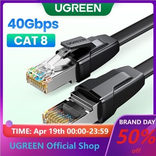 Cáp mạng UGREEN cat8 40gbps LAN RJ45 cho ps4 laptop ps 4 flat cat 8