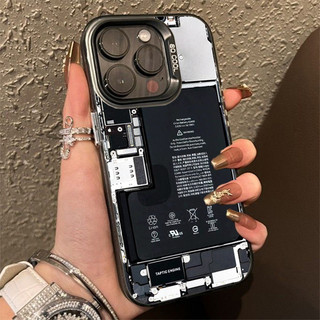 Ốp Lưng Cho OPPO A18 A17 A57 A16 A15 A78 A98 A5S A55 A38 A35 A53 A74 A58 A16K A17K A76 A15S A77 A12 A16E A52 A54 Reno 8T A31 Nút Bảng Mạch Đồ Họa Sang Trọng IMD Bìa Cứng