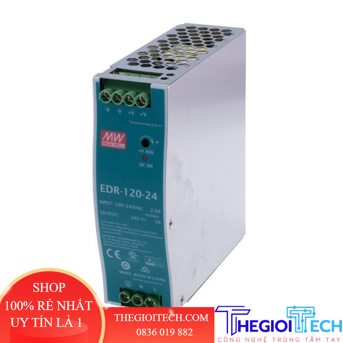 BỘ NGUỒN MEANWELL EDR-120-12, EDR-120-24, EDR-120-48 - EDR-120-48