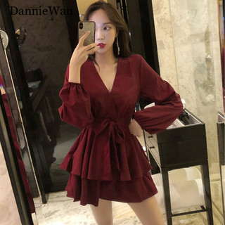 DannieWan váy Đầm váy nữ body đầm Hàn Phong phổ biến Xu hướng thời trang SA221051 17Z240424