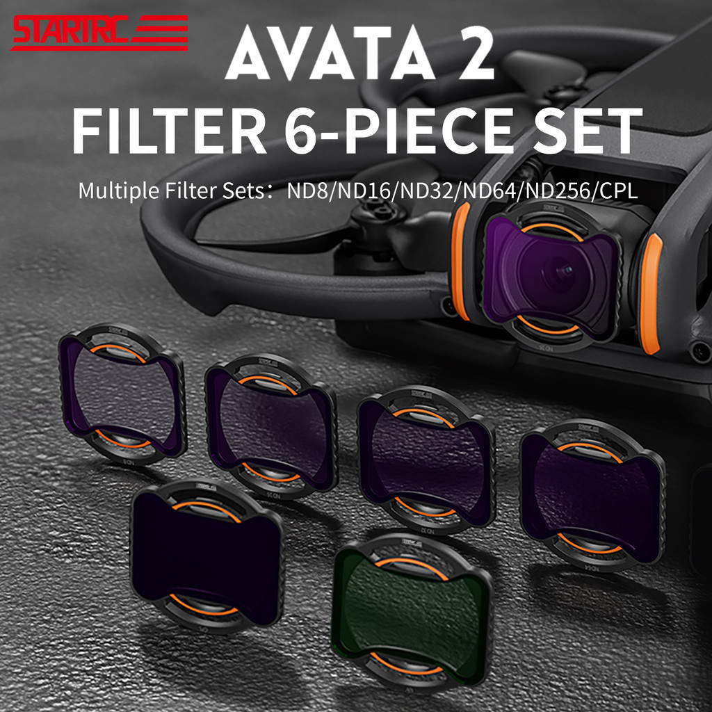 Tương thích với DJI Avata2 Filter Trainer ND Filter Kit Phụ kiện ống kính máy ảnh Gimbal ND256