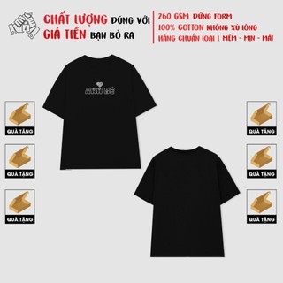 Áo thun phông local brand in chữ "ANH BÉ" áo phông tay lỡ không xù lông áo phông unisex đáng yêu HHU003
