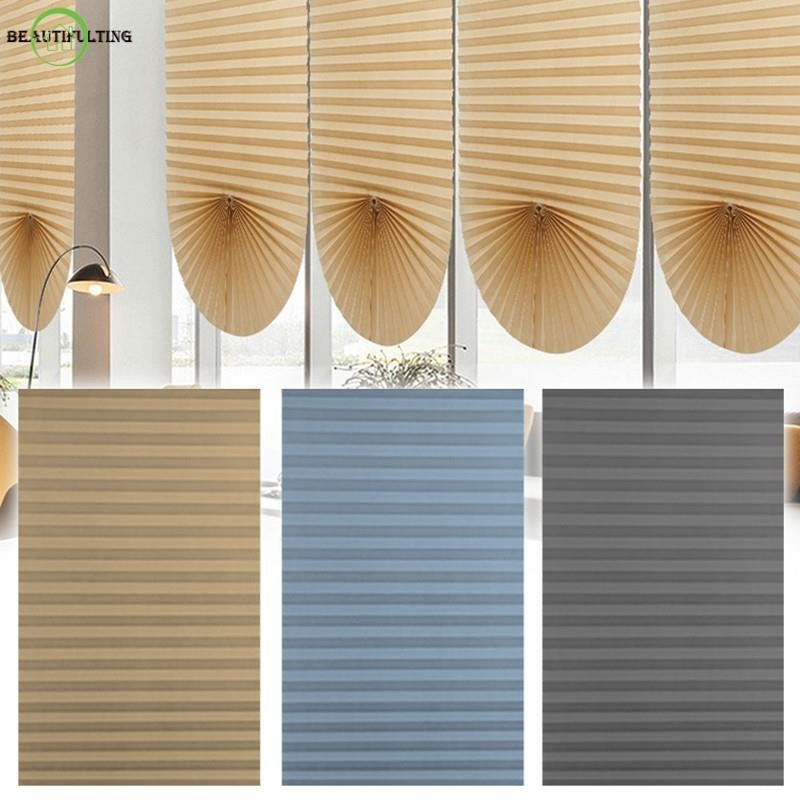 Rèm tự dính DIY xếp li mù