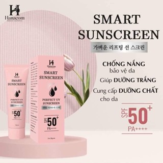 Kem Chống Nắng Hanacom [FREESHIP] Dưỡng Trắng Nâng Tone SPF50+ Tự Nhiên, Thấm Mướt Nhanh, Mịn Màng