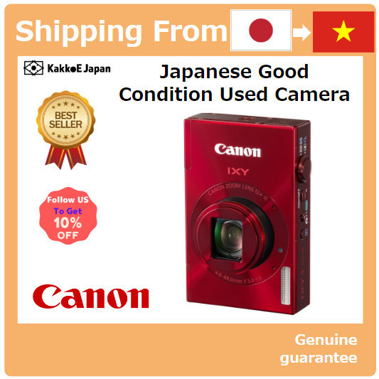 [Máy ảnh đã qua sử dụng tại Nhật Bản] Máy ảnh kỹ thuật số Canon IXY 3 Khoảng. 10,1 triệu điểm ảnh Quang học zoom 12x màu