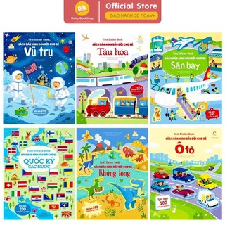 Sách - First Sticker Book - Sách dán hình đầu đời cho bé - Bộ 6 cuốn (lẻ tùy chọn)