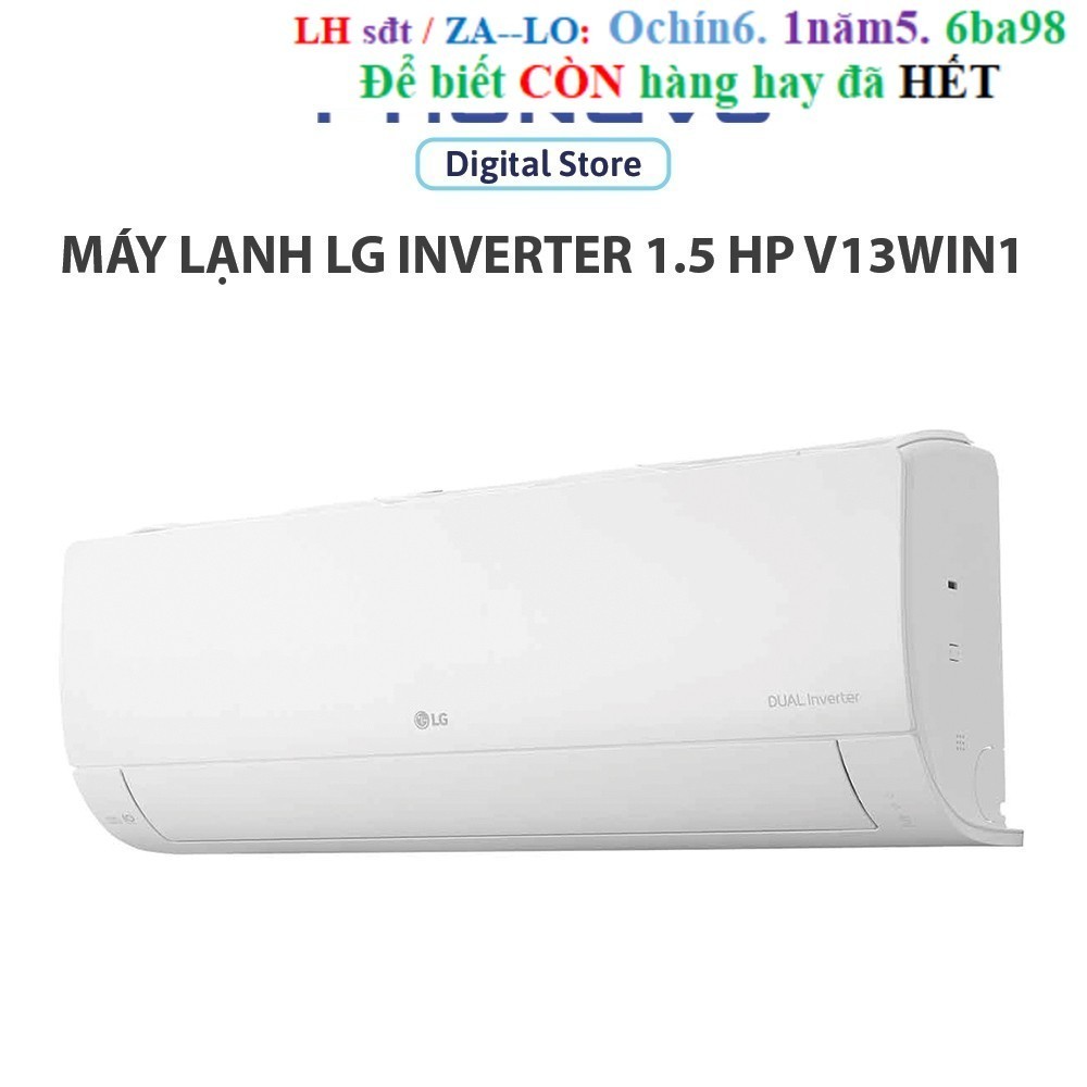 Rẻ Máy lạnh LG Inverter 1.5 HP V13WIN1 - Bảo hành 24 tháng