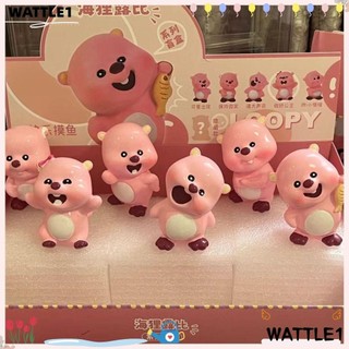 Wttle Đồ trang trí để bàn, Bộ sưu tập quà tặng Đồ chơi hộp Loopy Kawaii, Bán chạy Anime Hình Búp bê Kawaii Cô gái búp bê dễ thương